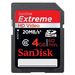 Sandisk 4GB Secure Digital Extreme HD Video 200x 30MB/s SD Memory Card