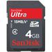 Sandisk 4GB Secure Digital Ultra 100x 15MB/s SDHC Memory Card