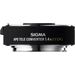 Sigma 1.4x EX DG Tele Converter - Sigma Fit