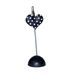 Funky Spotty Heart Standing Photo Clip
