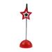 Funky Red Star Standing Photo Clip