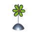 Funky Green Flower Standing Photo Clip