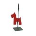 Red Dog Standing Photo Clip