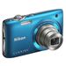 Nikon Coolpix S3100 Blue Digital Compact Camera