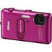 Nikon Coolpix S1200pj Pink Digital Camera
