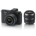 Nikon 1 V1 Black Digital Camera with 10-30mm and 30-110mm Twin Lens Kit
