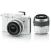 Nikon 1 V1 White Digital Camera with 10-30mm and 30-110mm Twin Lens Kit
