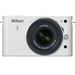 Nikon 1 J1 White Digital Camera and 10-30mm Lens Kit