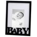Baby Carved Black Wood 6x4 Photo Frame