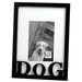 Dog Carved Wooden 6x4 Photo Frame